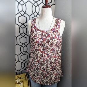 💙Bobeau Floral Sleeveless Top❤️